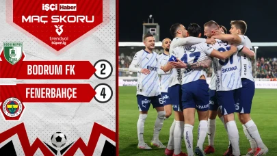 Fenerbahçe, Bodrum FK deplasmanında 4-2 kazandı!