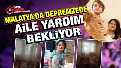 Malatya'da depremzede aile yardım bekliyor: Çocuklarına beslenme bile alamıyor