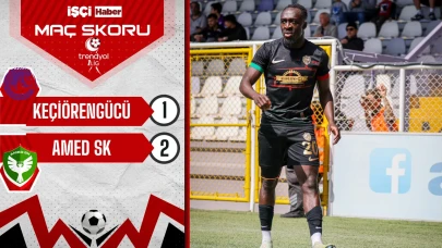 Amed SK, Keçiörengücü deplasmanında 2-1 kazandı