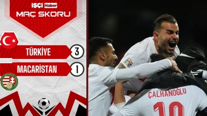 A Milli Takım, Macaristan'ı 3-1 mağlup etti! Avantajı kaptı