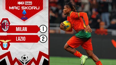Lazio, Milan deplasmanında son dakika golüyle kazandı