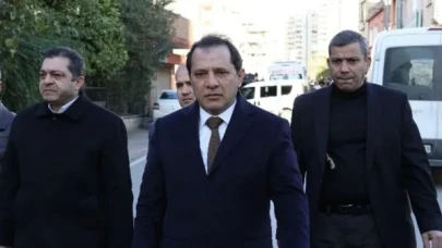 Selami Yıldız, İBB protestolarında zarar gören alanlara inceleme yaptı