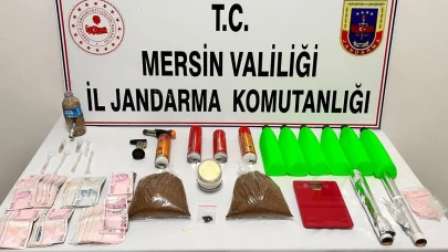 Mersin'de uyuşturucu operasyonu: 2 şüpheli tutuklandı