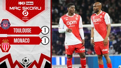 Monaco, Toulouse deplasmanında son dakikada yıkıldı!