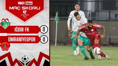 Iğdır FK - Ümraniyespor maçında kazanan yok