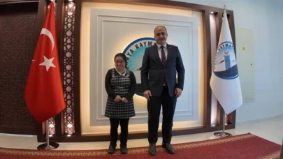 Down sendromlu genç, kaymakamlıkta göreve başladı