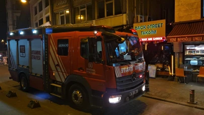 Beyoğlu'nda asansör kazası