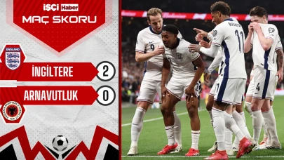 İngiltere, Arnavutluk'u 2-0 mağlup etti