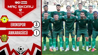 Esenler Erokspor, Ankaragücü'nü 3-1 mağlup etti!