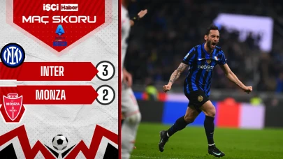 Inter, Monza karşısında 2-0'dan döndü!