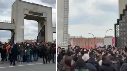 Yeditepe Üniversitesi'nde İmamoğlu protestosu