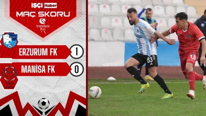 Erzurum FK, Manisa FK karşısında tek golle galip geldi