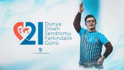 Trabzonspor'dan anlamlı hareket! Down sendromlu bireyleri unutmadılar