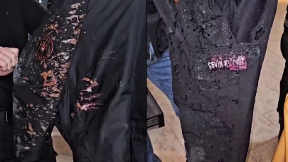 Saraçhane'deki gösterilerde polise asit atıldı