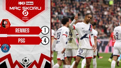 PSG, Rennes deplasmanında rahat kazandı!