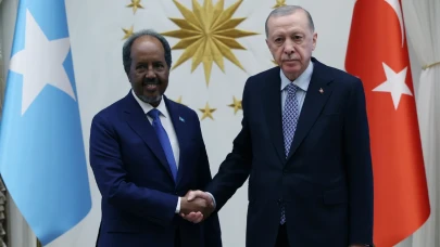 Cumhurbaşkanı Erdoğan, Somali Cumhurbaşkanı Mahmud ile görüştü