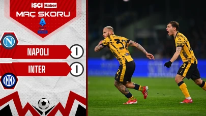 Napoli-Inter maçından kazanan çıkmadı!