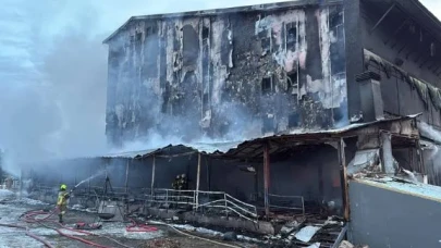 Uludağ’da 2 kişinin hayatına mal olan yangın güvenlik kamerasında