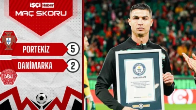 Portekiz, Danimarka'yı 5-2 mağlup ederek bir üst tura yükseldi