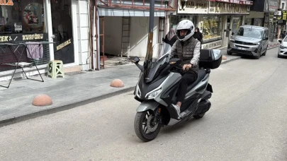 Sahte plaka şüphesi motosiklet sahibini endişelendirdi