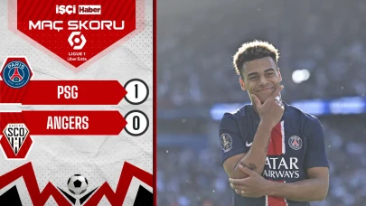 PSG, Angers'i 1-0 yenerek haftalar kala şampiyonluğunu ilan etti