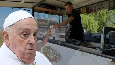 Bursa'da ilginç olay: Papa Francis için lokma döktürdü!