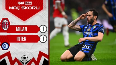 Milan ve Inter yenişemedi! Hakan Çalhanoğlu gol attı