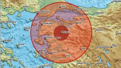 İstanbul'daki 6.2 büyüklüğündeki deprem Balıkesir'de de etkili oldu
