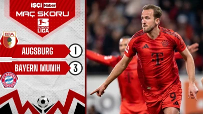 Bayern Münih, Augsburg deplasmanında 3-1 kazandı