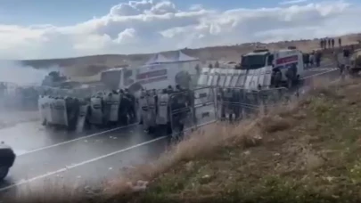 Şanlıurfa’da gösteri yasağına rağmen yürüyüş girişimi: Polis müdahale etti