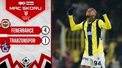 Fenerbahçe, Trabzonspor'u 4-1 mağlup etti!