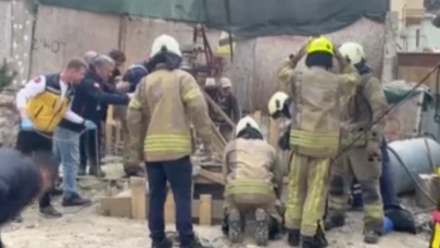 Fatih'te asansör boşluğuna düşen işçi yaralandı