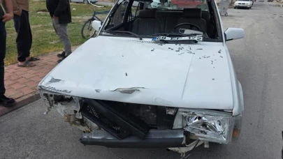Aksaray'da korkunç kaza: Motosiklet sürücüsünün gözü yerinden çıktı!