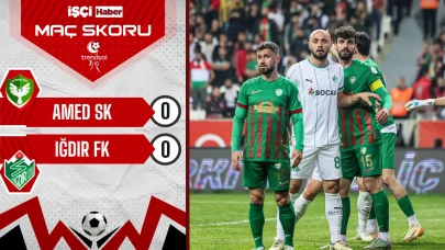 Amed SK ve Iğdır FK, 0-0 berabere kaldı