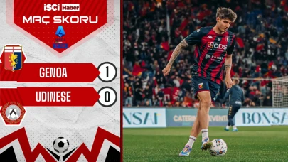 Genoa, Udinese engelini tek golle geçti