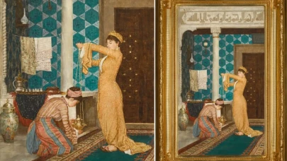 Kaybolduğu sanılıyordu! Osman Hamdi Bey'in “Kahve Hazırlamak” tablosu rekor fiyata satıldı