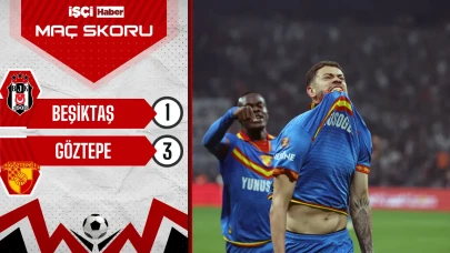 Göztepe, Beşiktaş'ı 3-1 mağlup ederek yarı finale yükseldi!