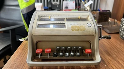 1954 yapımı hesap makinesi emekliye ayrıldı