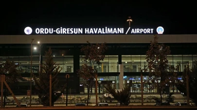 Ordu'da hava ulaşımına sis engeli