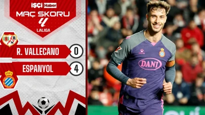 Espanyol, Rayo Vallecano deplasmanında rahat kazandı