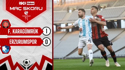 Fatih Karagümrük, Erzurumspor'u tek golle geçti