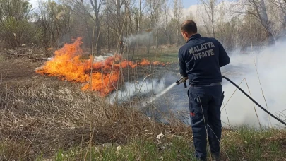 Malatya'da peş peşe yangınlar!