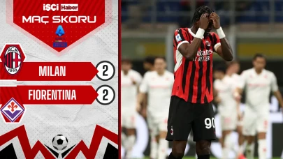Fiorentina, Milan deplasmanında üstünlüğünü koruyamadı