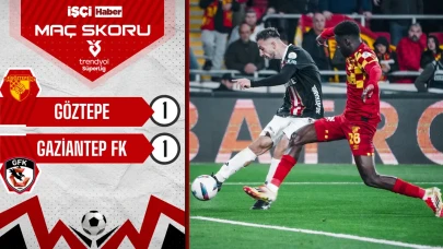 Göztepe, Gaziantep FK karşısında puanı uzatmalarda kurtardı