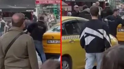 Kadıköyde esnaf ile taksici arasında bıçaklı kavga!