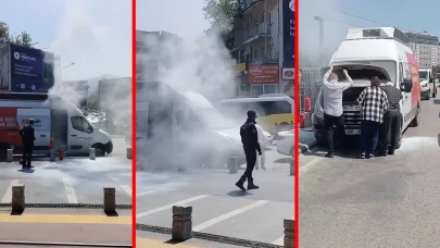 CHP seçim aracı alevler içinde kaldı
