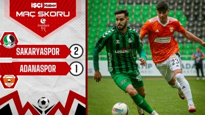 Sakaryaspor, Adanaspor'u 2-1 mağlup etti