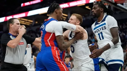 NBA'de olaylı Minnesota Timberwolves - Detroit Pistons maçının cezaları belli oldu!