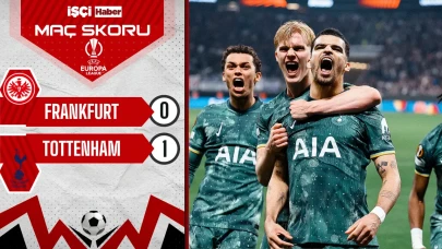 Tottenham, Eintracht Frankfurt deplasmanında tek golle kazandı!