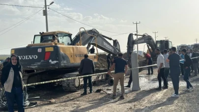Şanlıurfa'da 4 işçi göçük altında kaldı!